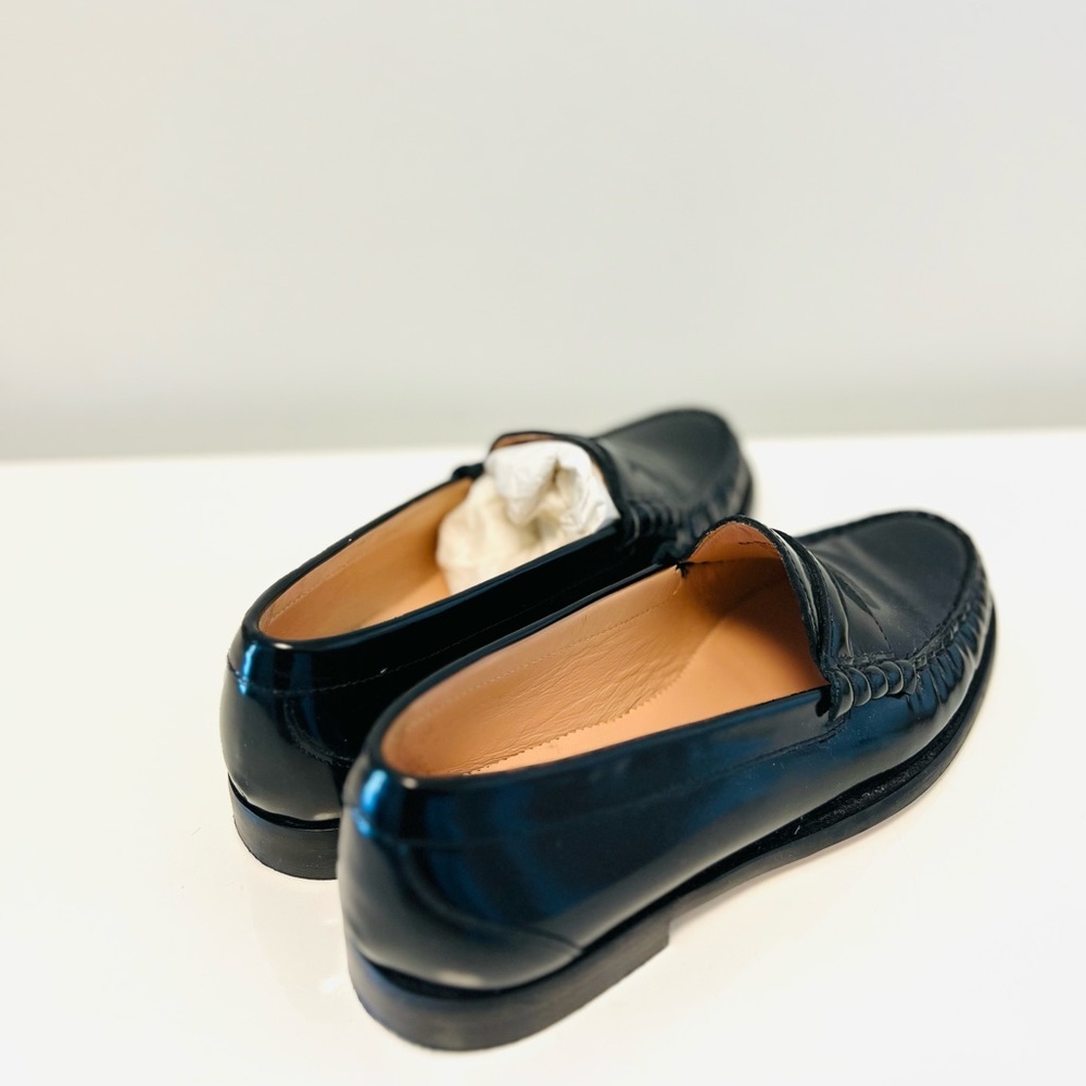 J. Crew Black Leather Loafers - Picture 3 of 9